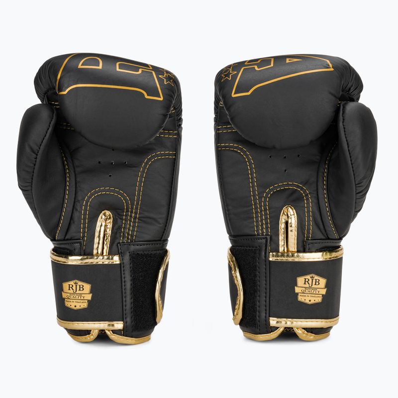 Bokso pirštinės RAJA BOXING Origin Standard Genuine Leather black 3