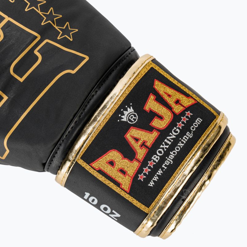 Bokso pirštinės RAJA BOXING Origin Standard Genuine Leather black 6