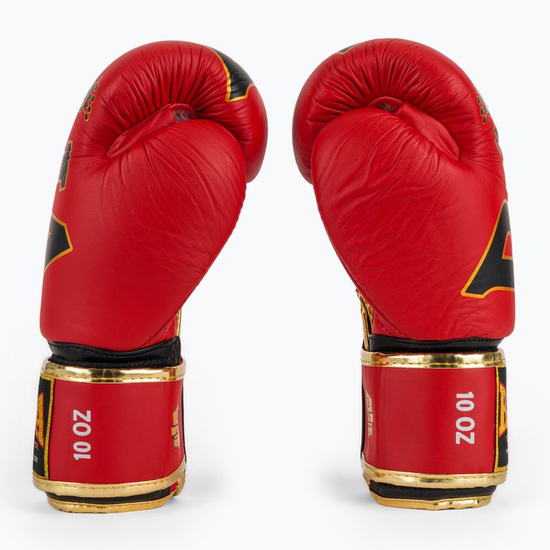Bokso pirštinės RAJA BOXING Origin Standard Genuine Leather red 4