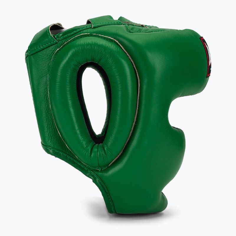 Bokso šalmas RAJA BOXING Genuine Leather green 2