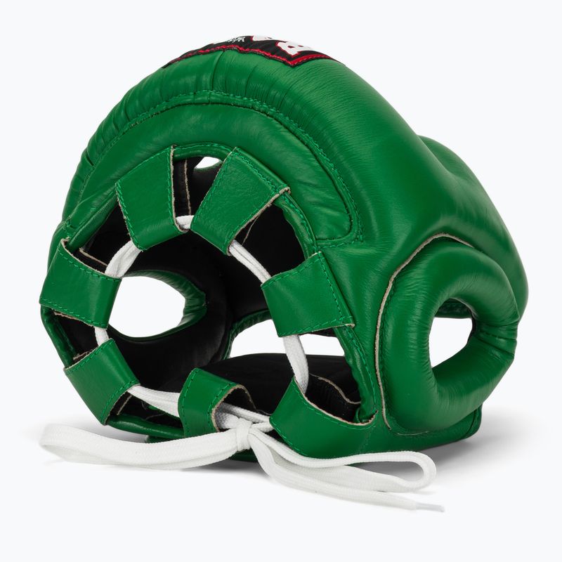 Bokso šalmas RAJA BOXING Genuine Leather green 6