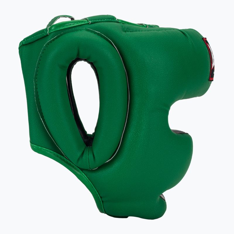 Bokso šalmas RAJA BOXING Semi Leather green 2