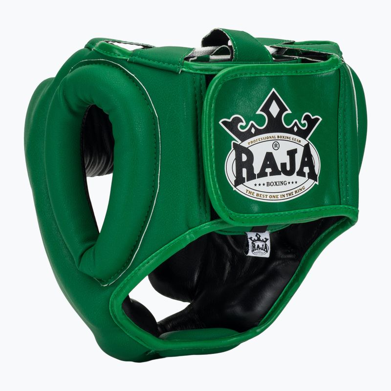 Bokso šalmas RAJA BOXING Semi Leather green 3