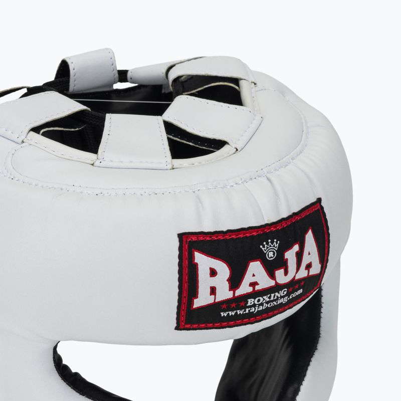 Bokso šalmas RAJA BOXING Semi Leather white 4