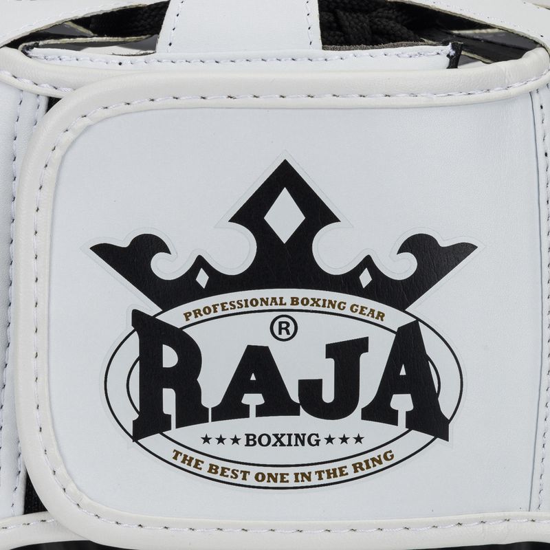 Bokso šalmas RAJA BOXING Semi Leather white 5