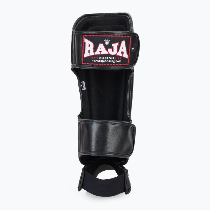 Blauzdų ir pėdų apsaugos RAJA BOXING Lightweight Shin Guards Semi Leather black 5