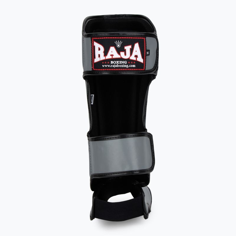 Blauzdų ir pėdų apsaugos RAJA BOXING Lightweight Shin Guards Semi Leather grey 5