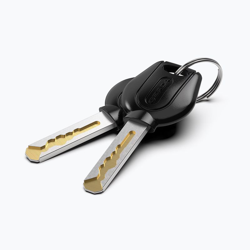 Užraktas dviračiui GERDA Contra Memo 900/6 black chain 2