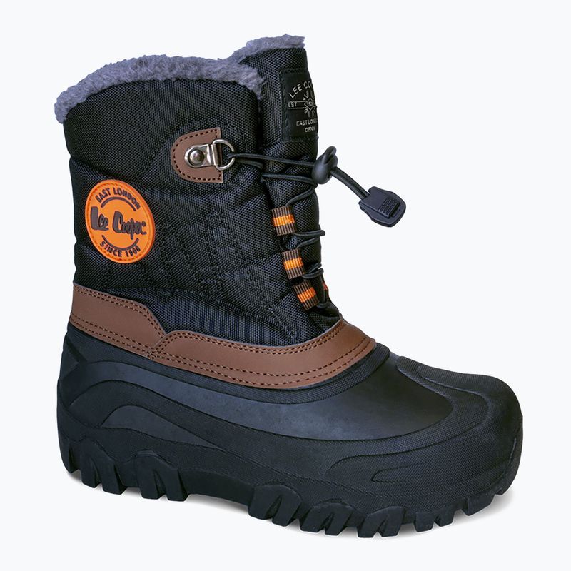 Lee Cooper vaikiški sniego batai LCJ-21-44-0524 juodi/kameliniai 7