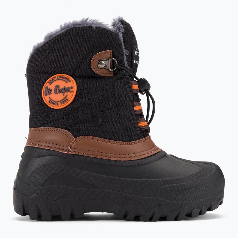 Lee Cooper vaikiški sniego batai LCJ-21-44-0524 juodi/kameliniai 2