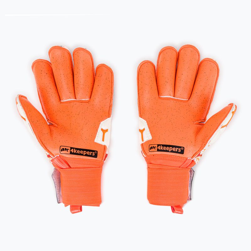 4keepers Force V 2.20 RF vartininko pirštinė balta/oranžinė 3