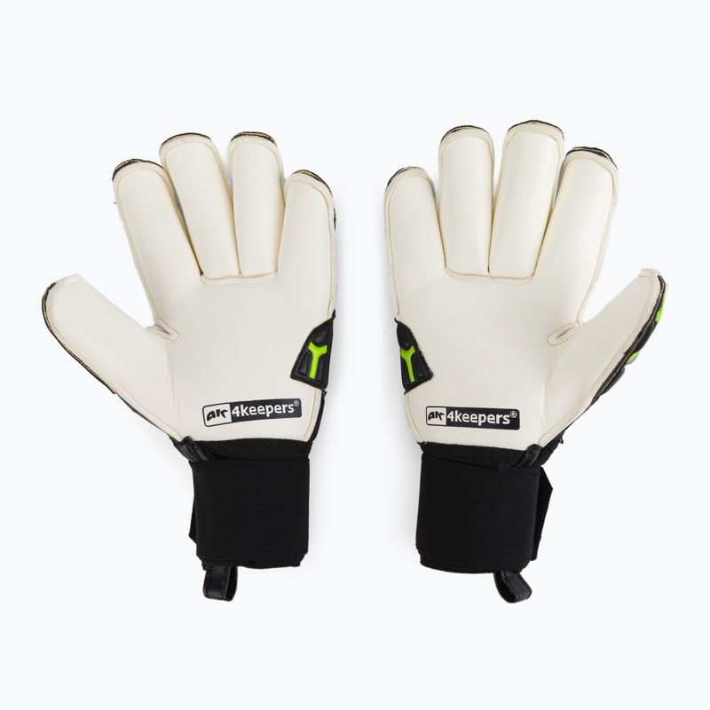 4keepers Force V-1.20 Black Edition RF vartininko pirštinės juoda/balta/geltona 2