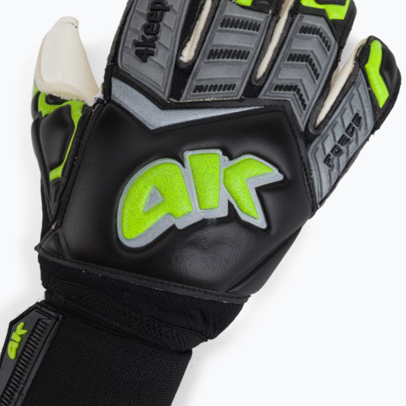 4keepers Force V-1.20 Black Edition RF vartininko pirštinės juoda/balta/geltona 3