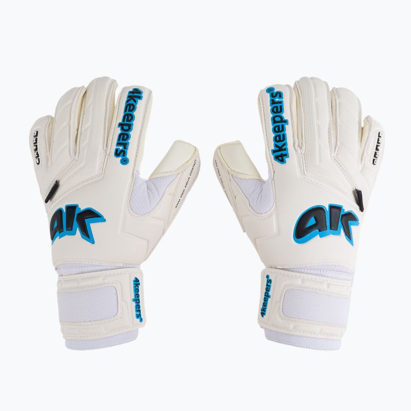4keepers Champ AQ Contact V RF vaikiškos vartininko pirštinės balta/mėlyna