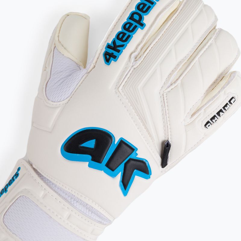 4keepers Champ AQ Contact V RF vaikiškos vartininko pirštinės balta/mėlyna 3