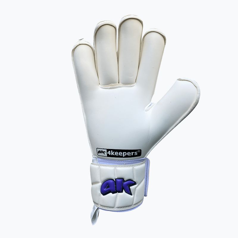 4keepers Champ Purple V RF baltos/violetinės vartininko pirštinės 5