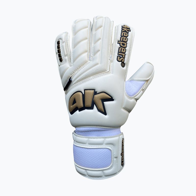 4keepers Champ Gold V RF vartininko pirštinės baltos/auksinės 4