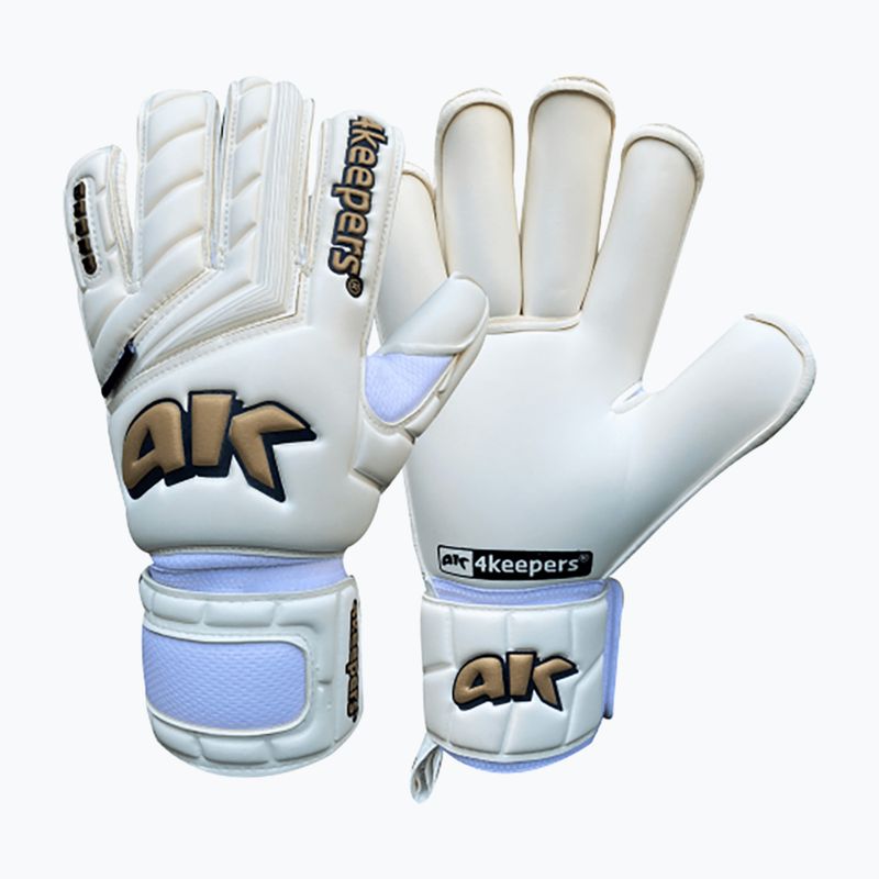 4keepers Champ Gold V RF vartininko pirštinės baltos/auksinės 6