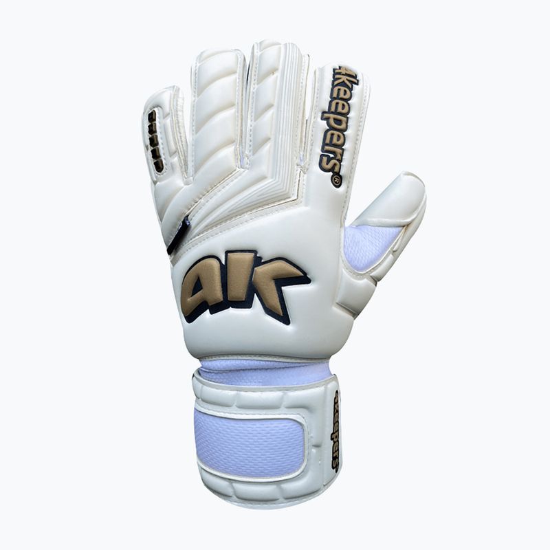 4keepers Champ Gold V RF vaikiškos vartininko pirštinės baltos/auksinės spalvos 4