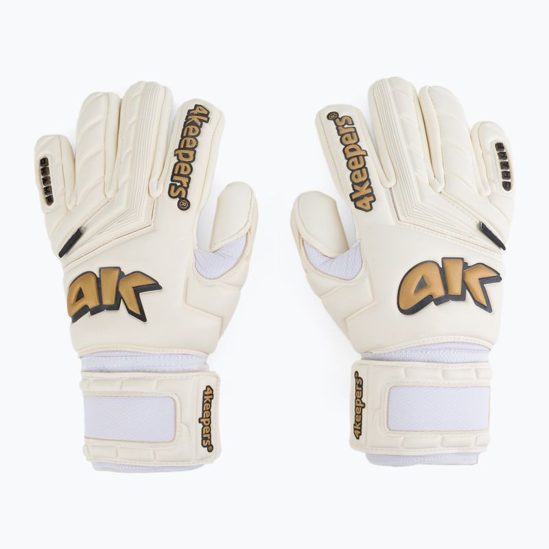 4keepers Champ Gold V NC vartininko pirštinės baltos/auksinės spalvos