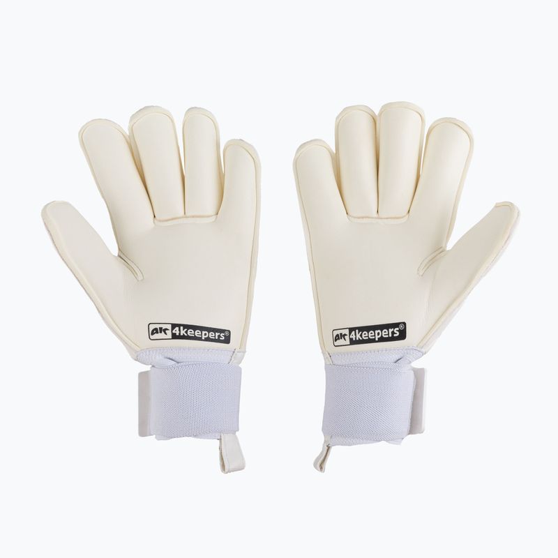 4keepers Champ Carbo V RF Strap vartininko pirštinės balta/geltona 2