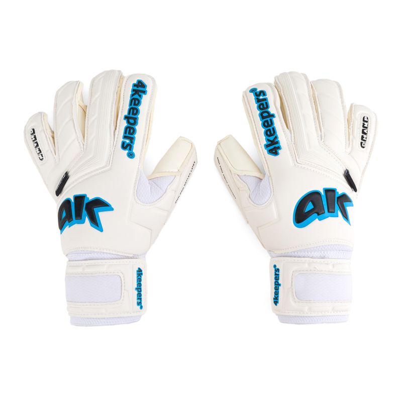 4keepers Champ AQ Contact V HB vaikiškos vartininko pirštinės balta/mėlyna