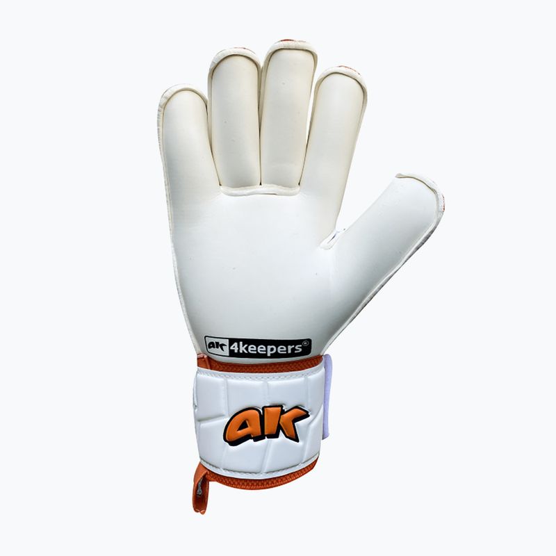 4keepers Champ Training V RF vartininko pirštinės baltos/oranžinės 5