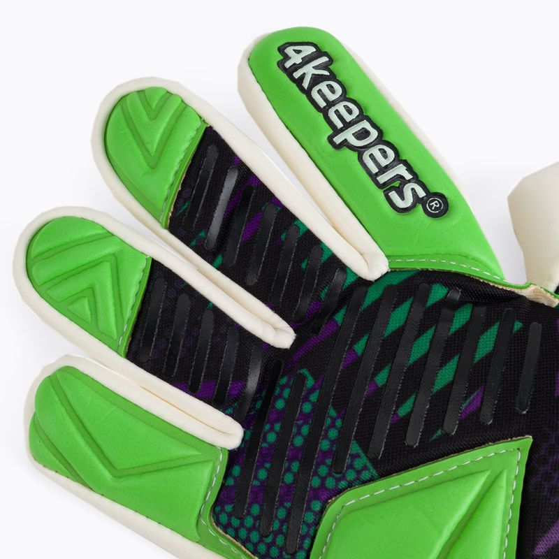 4keepers Neo Optima NC vartininko pirštinės juodos/baltos/žalios 3