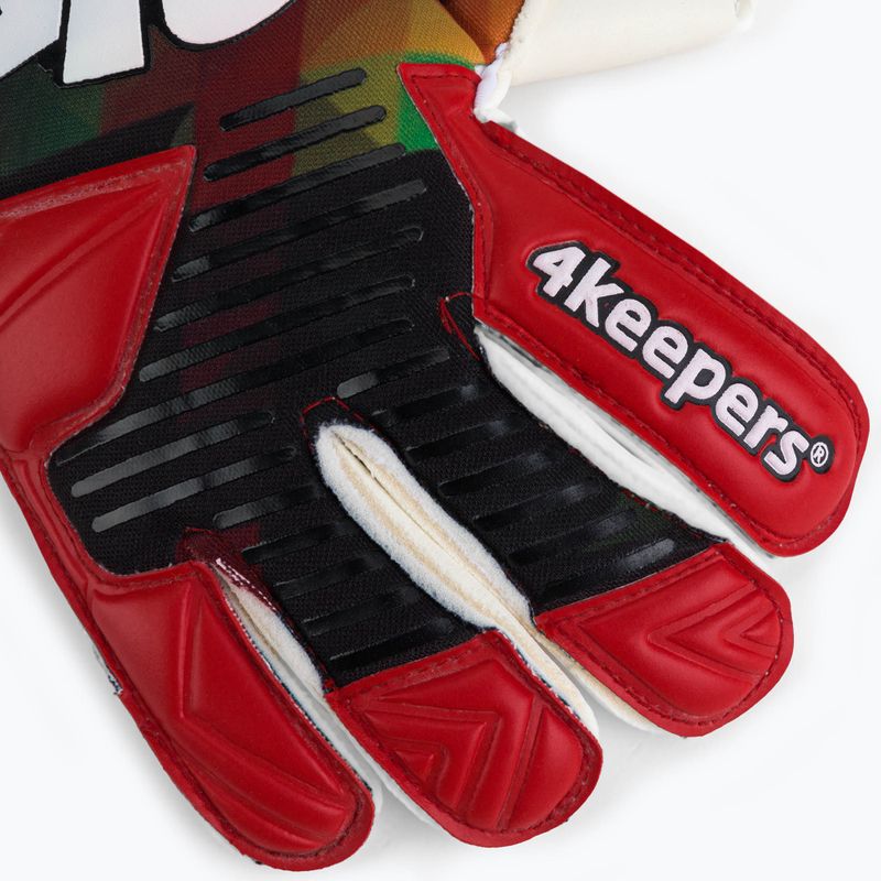 4keepers Neo Drago RF vaikiškos vartininko pirštinės juoda/balta/raudona 3