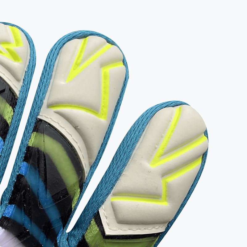 4keepers Evo Amson NC vaikiškos vartininko pirštinės juoda/balta/geltona/mėlyna 9