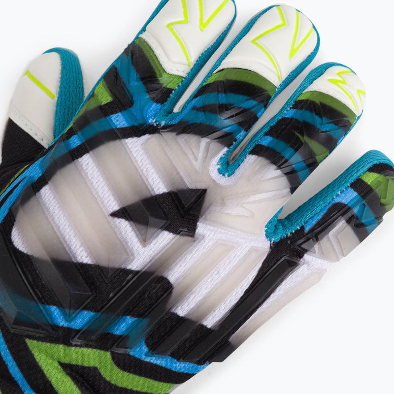 4keepers Evo Amson NC vaikiškos vartininko pirštinės juoda/balta/geltona/mėlyna 3