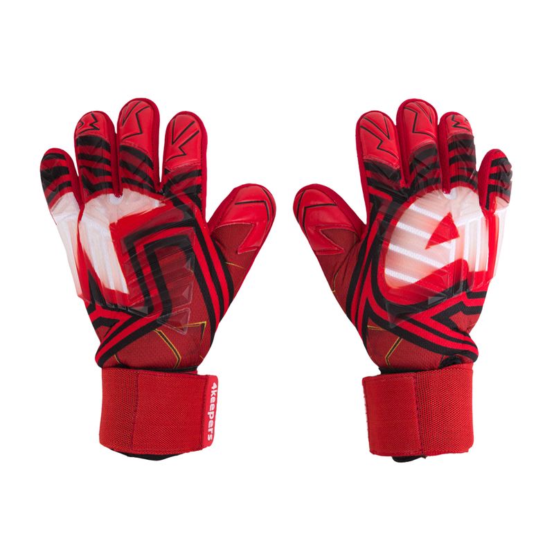 4keepers Evo Vera NC vaikiškos vartininko pirštinės raudonos/juodos/baltos spalvos