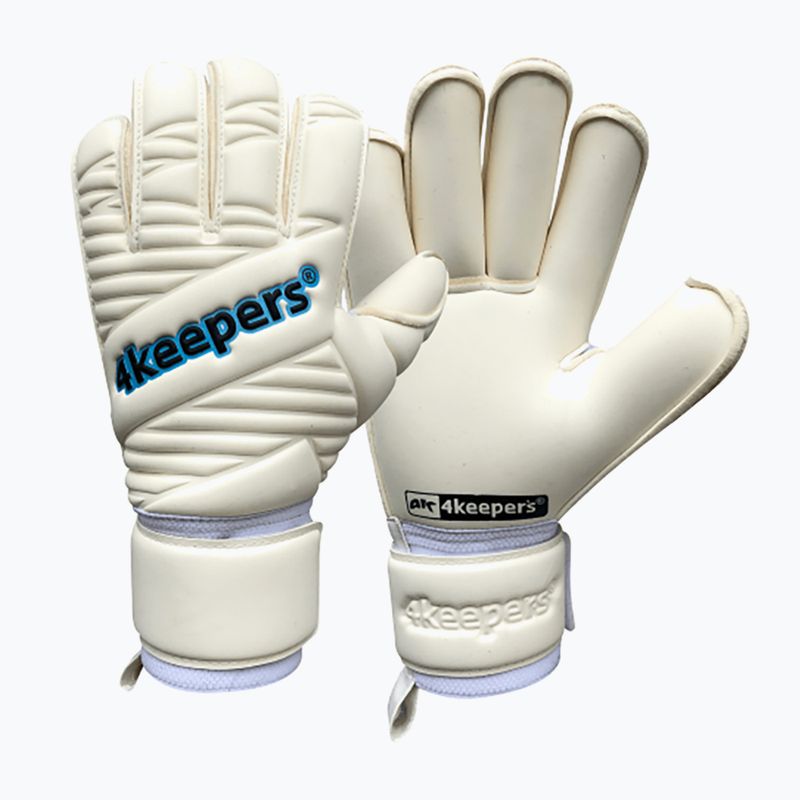 4keepers Retro IV RF vaikiškos vartininko pirštinės baltos spalvos 6