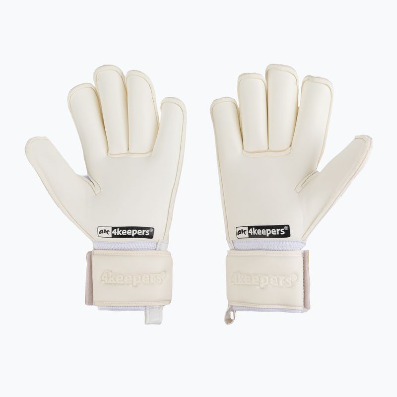 4keepers Retro IV RF vaikiškos vartininko pirštinės baltos spalvos 2