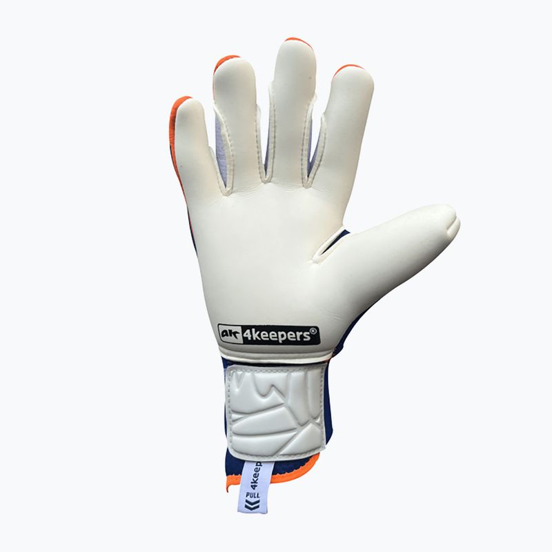 4keepers Equip Puesta NC vartininko pirštinės mėlynos/oranžinės 5