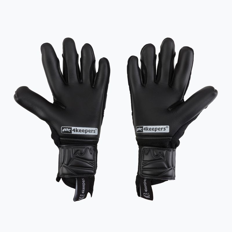 4keepers Equip Panter NC Jr vaikiškos vartininko pirštinės juodos spalvos 2