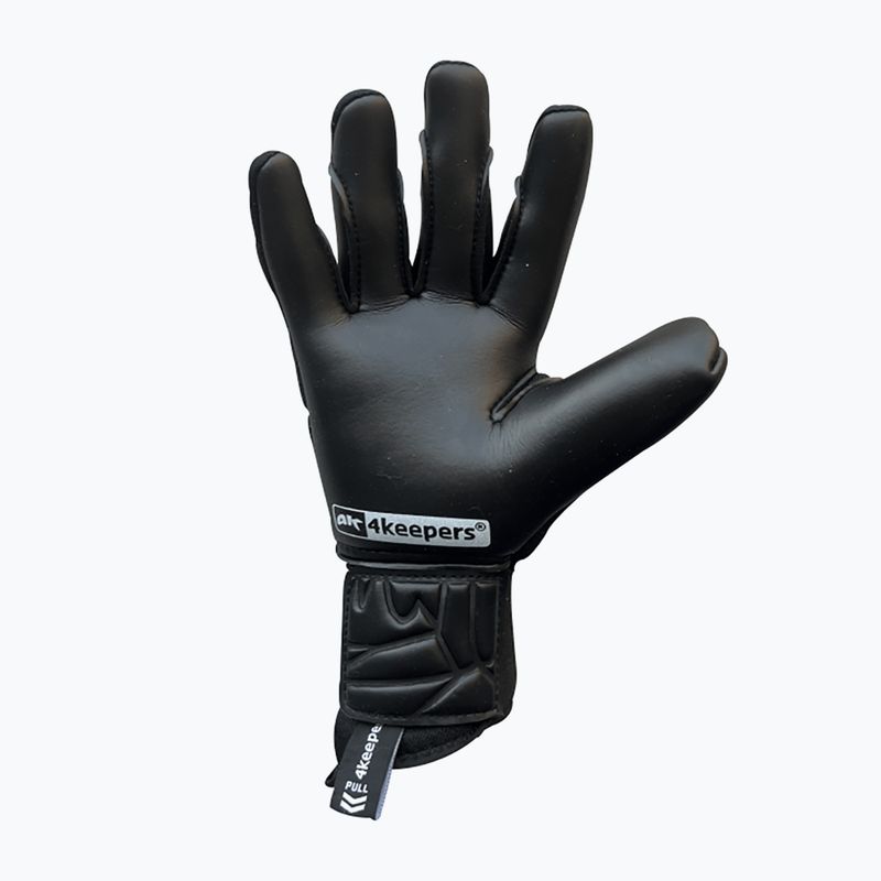 4keepers Equip Panter NC Jr vaikiškos vartininko pirštinės juodos spalvos 5