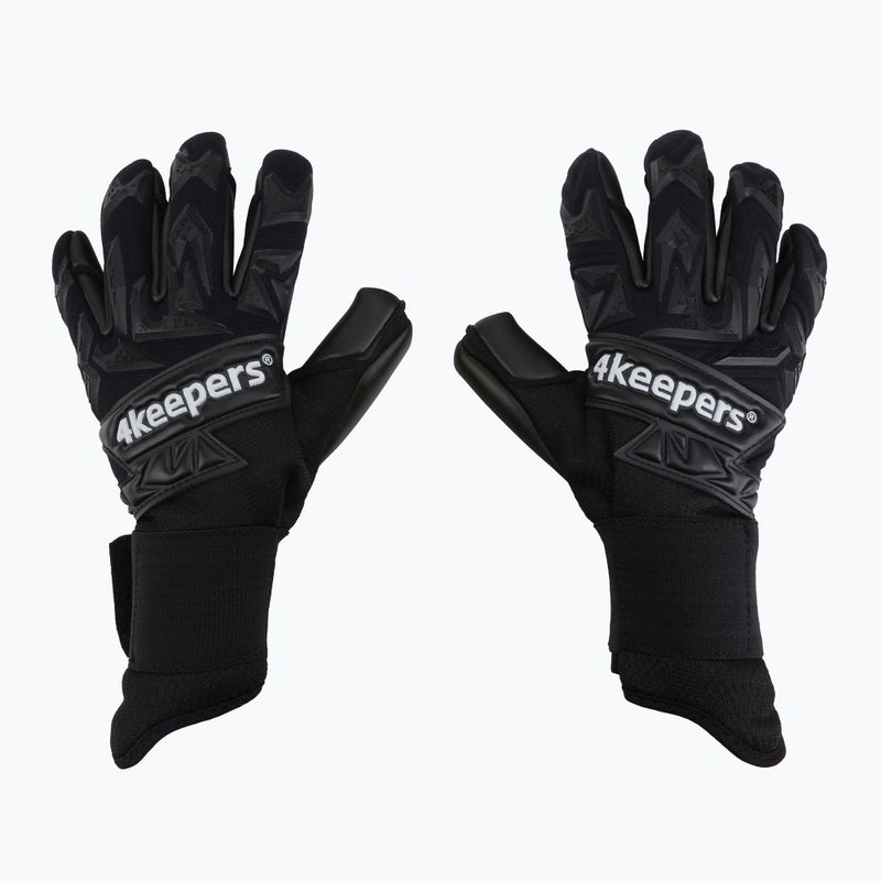 4keepers Equip Panter NC vartininko pirštinės juodos spalvos