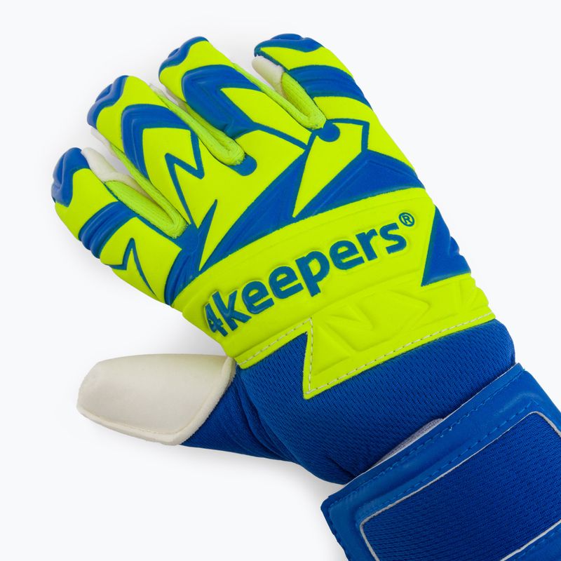 4keepers Equip Breeze NC vartininko pirštinės mėlynos/žalios 3