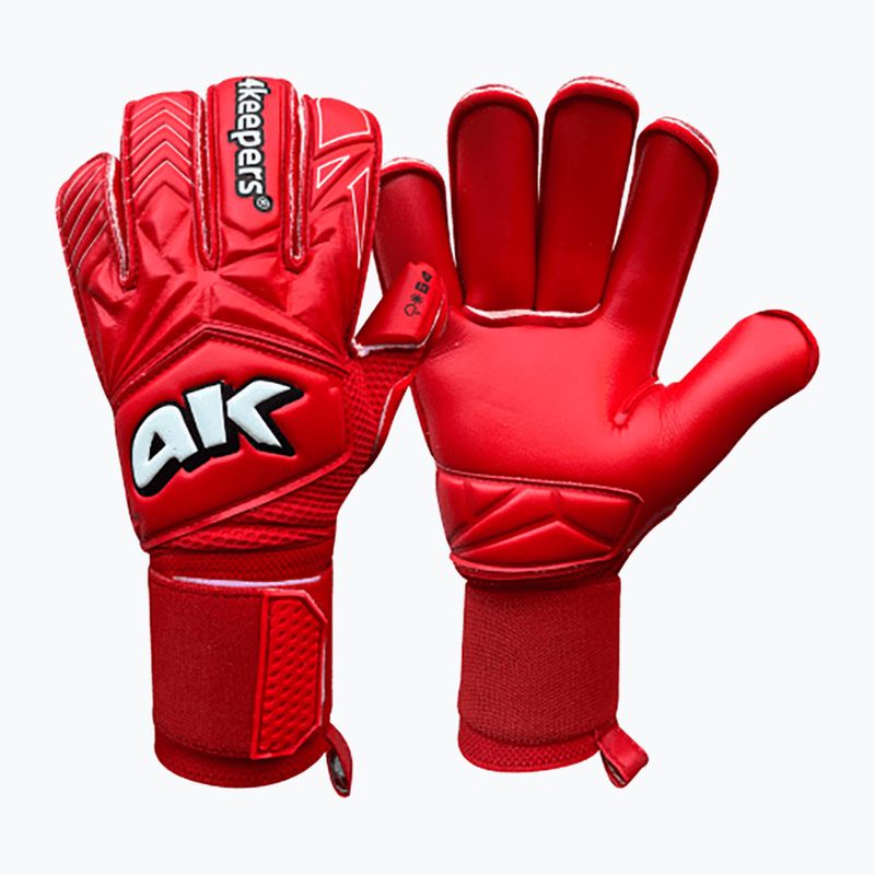 4keepers Force V4.23 RF Jr vaikiškos vartininko pirštinės raudonos spalvos 4