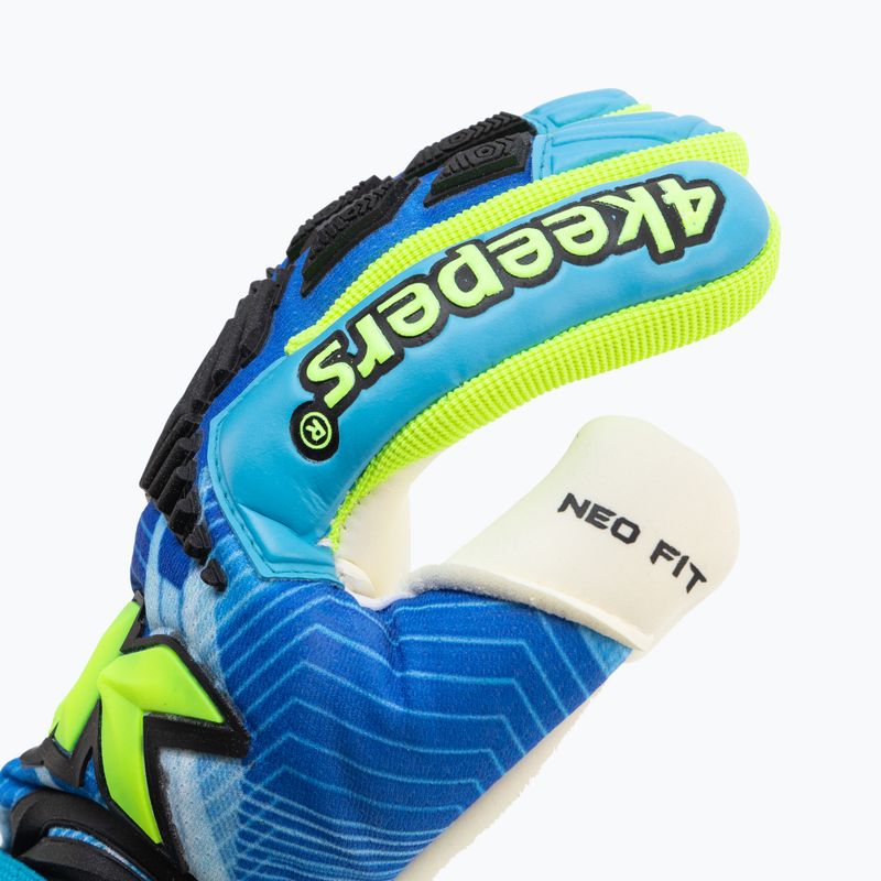 Vaikiškos vartininko pirštinės 4keepers Neo Liga NC Jr mėlynos 3