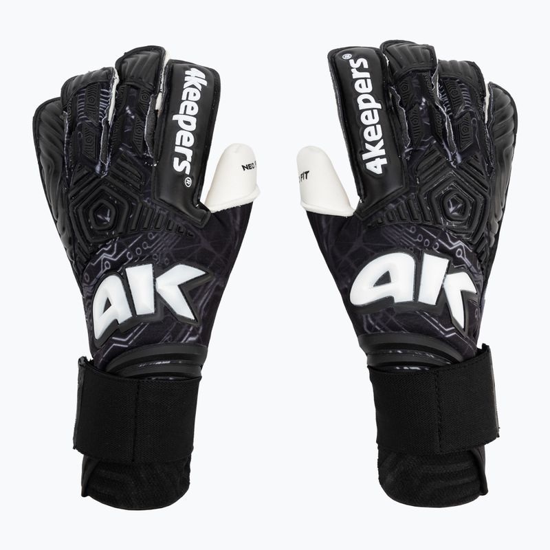 4keepers Neo Elegant RF2G Jr vaikiškos vartininko pirštinės juodos spalvos