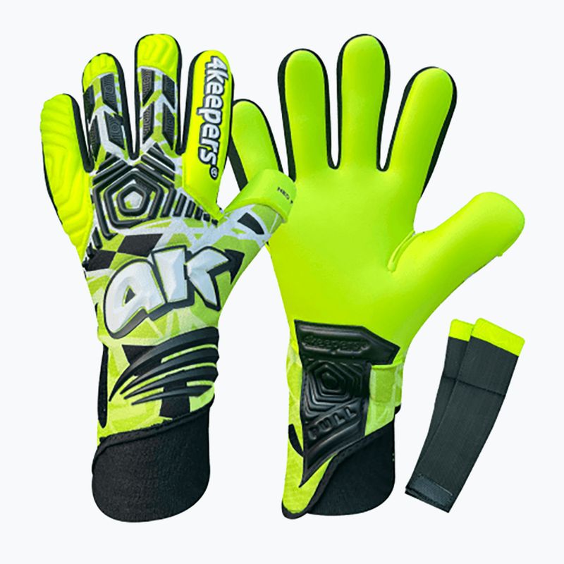 4keepers Neo Focus NC Jr vaikiškos vartininko pirštinės celadon 5