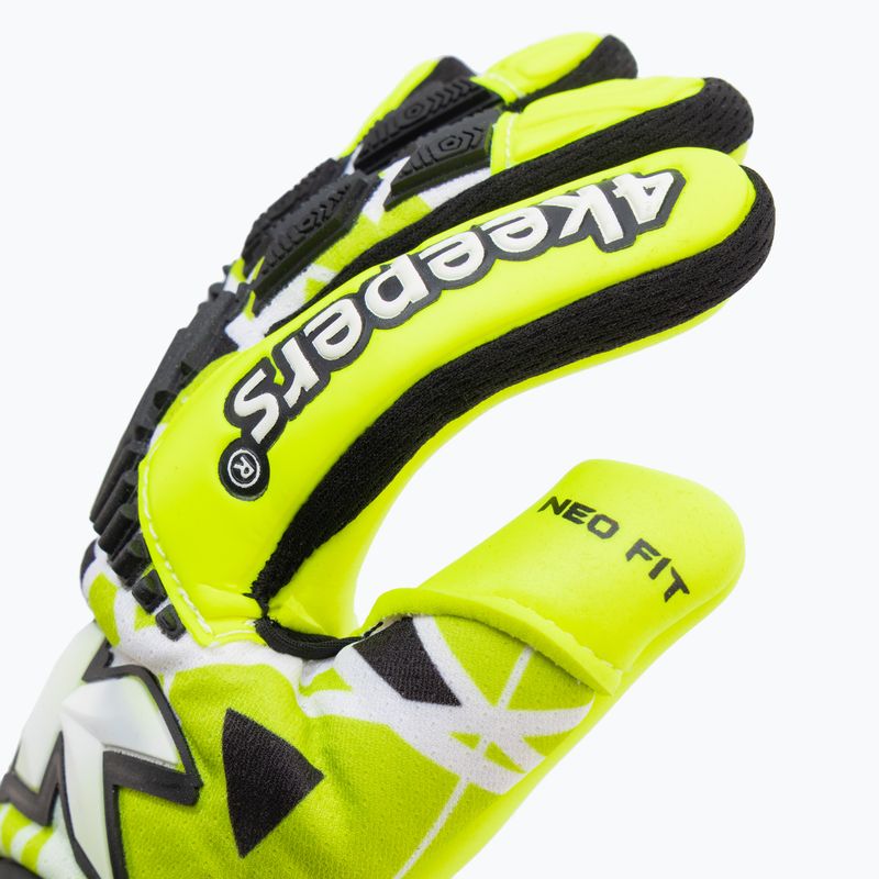 4keepers Neo Focus NC Jr vaikiškos vartininko pirštinės celadon 3
