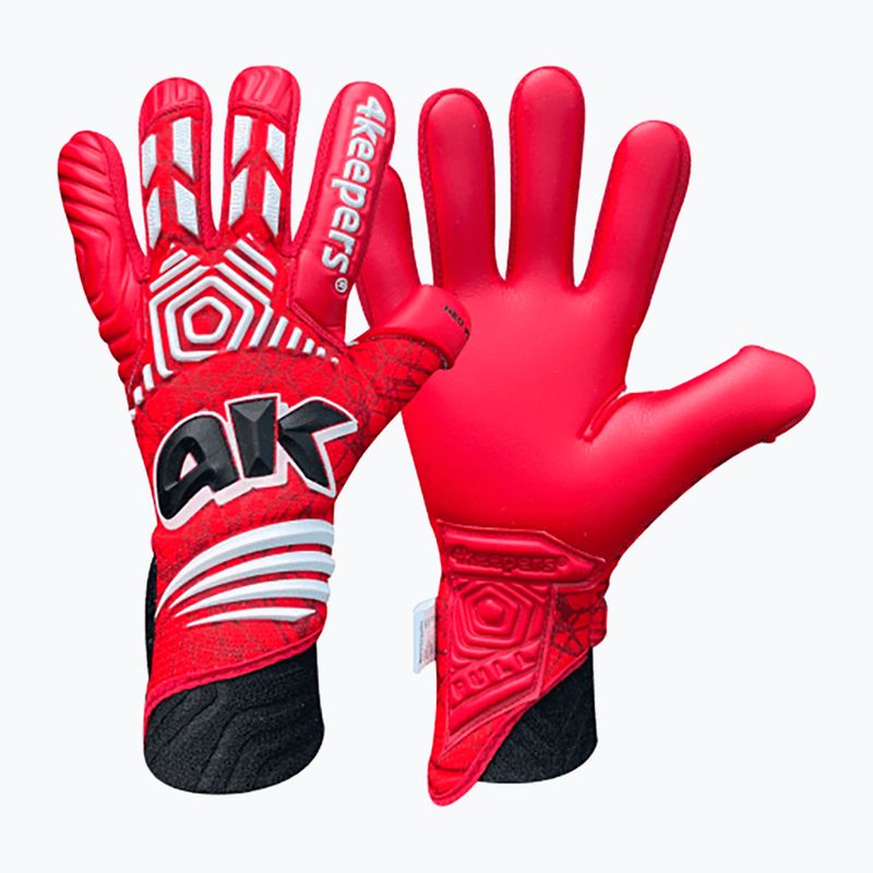 4keepers Neo Rodeo NC Jr vaikiškos vartininko pirštinės raudonos spalvos 5