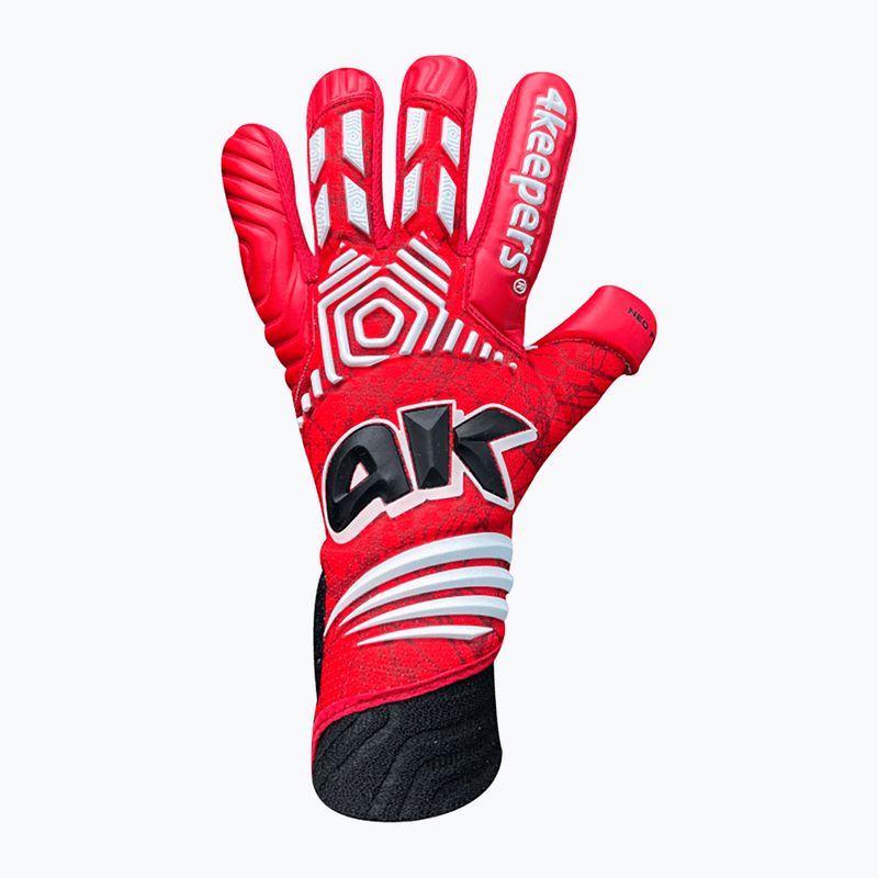 4keepers Neo Rodeo NC Jr vaikiškos vartininko pirštinės raudonos spalvos 6