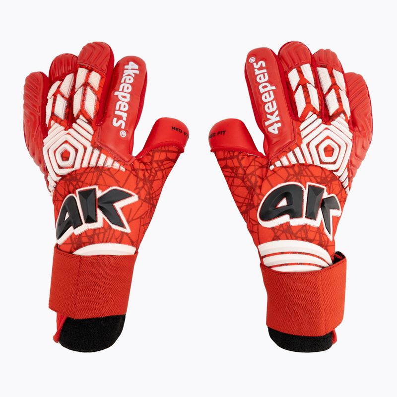 4keepers Neo Rodeo NC vartininko pirštinės raudonos spalvos