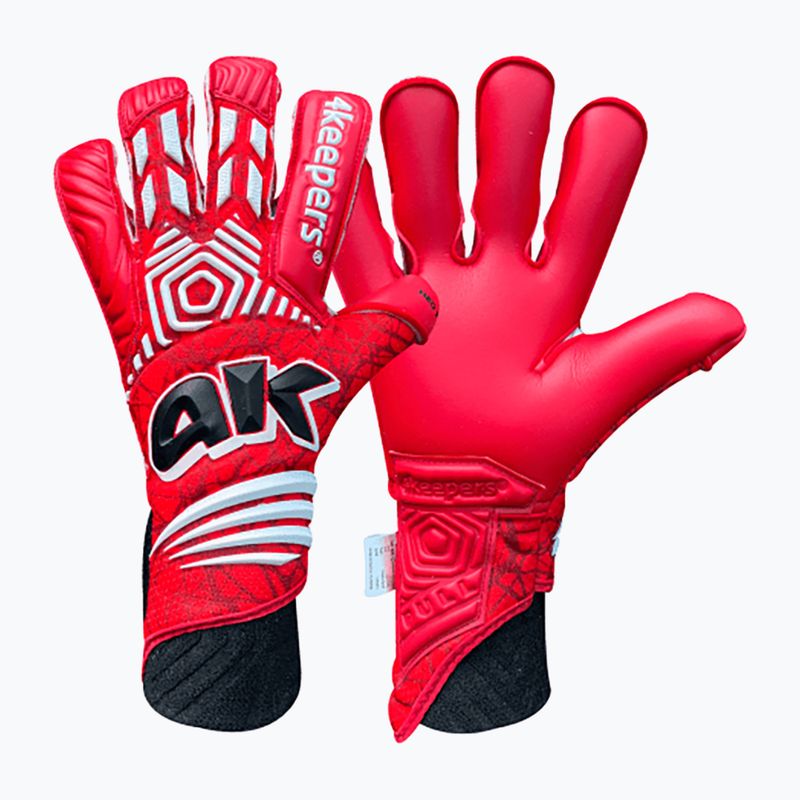 4keepers Neo Rodeo RF2G Jr vaikiškos vartininko pirštinės raudonos spalvos 5