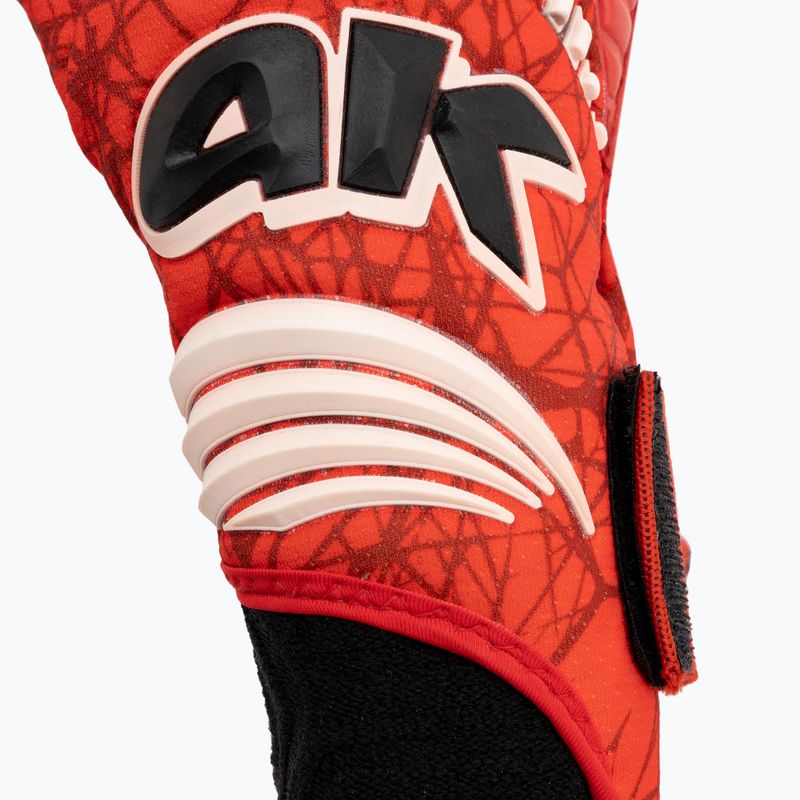 4keepers Neo Rodeo RF2G Jr vaikiškos vartininko pirštinės raudonos spalvos 4