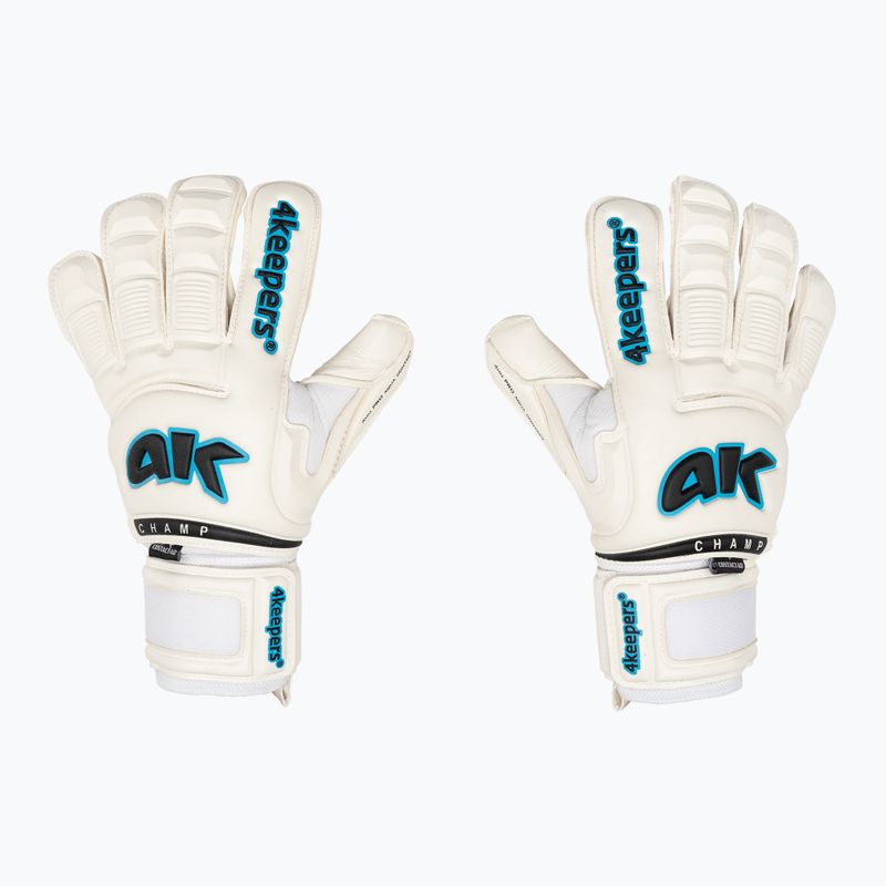 Vartininko pirštinės 4Keepers Champ AQ Contact VI baltos